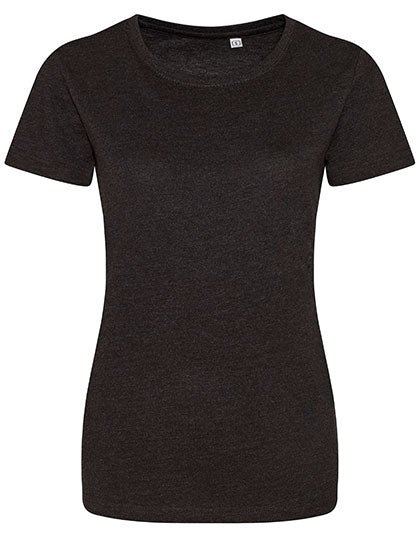 Just Ts -  Tri-Blend Dames T-Shirt - Heather Black