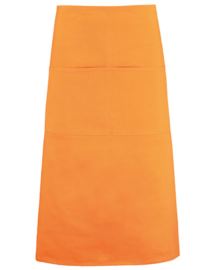 Kustom Kit - Long Superwash® 60º Bar Apron Unisex - Orange