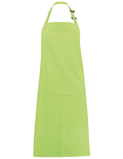 Kustom Kit - Bib Superwash® 60º Bar Apron  Unisex - Lime