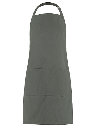 Kustom Kit - Bib Superwash® 60º Pocket Apron Unisex - Dark Grey