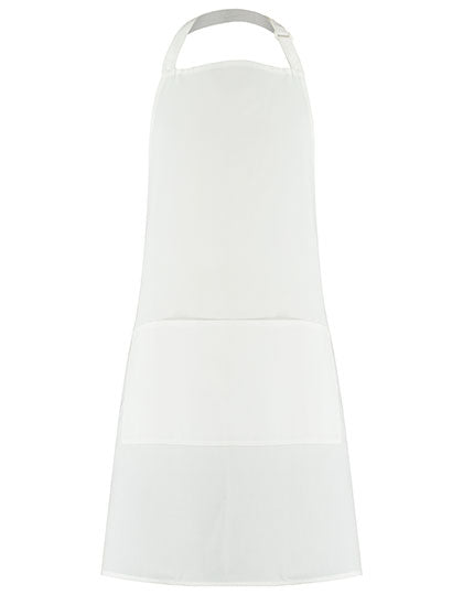 Kustom Kit - Bib Superwash® 60º Pocket Apron Unisex - White