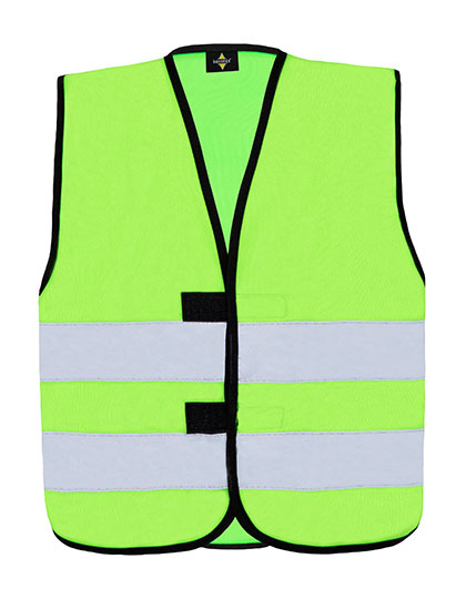 Korntex - Kids´ Hi-Vis Functional Safety Vest Aarhus - Lime Green
