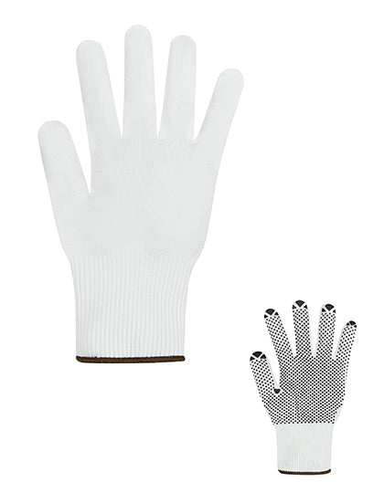 Korntex - Finely Knitted Werkhandschoenen - White/Black