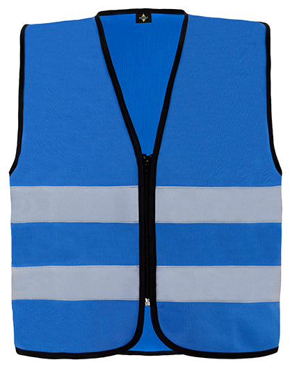 Korntex - Hi-Vis Safety Vest Cologne With Front Zipper - Blue