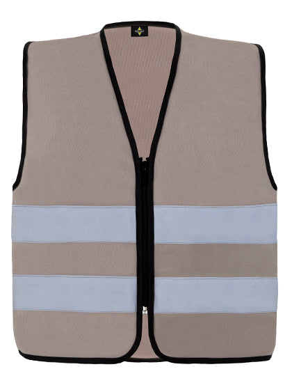 Korntex - Hi-Vis Safety Vest Cologne With Front Zipper - Grey