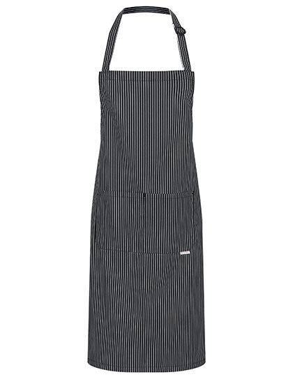 Karlowsky - Bib Apron Carlo - Black (ca. Pantone 419C)