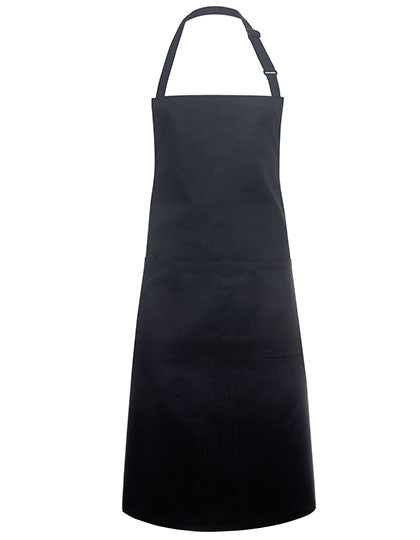Karlowsky - Bib Apron Basic With Pocket And Buckle - Black (ca. Pantone 419C)