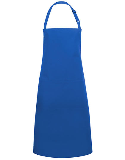 Karlowsky - Bib Apron Basic With Pocket And Buckle - Blue (ca. Pantone 7686C)