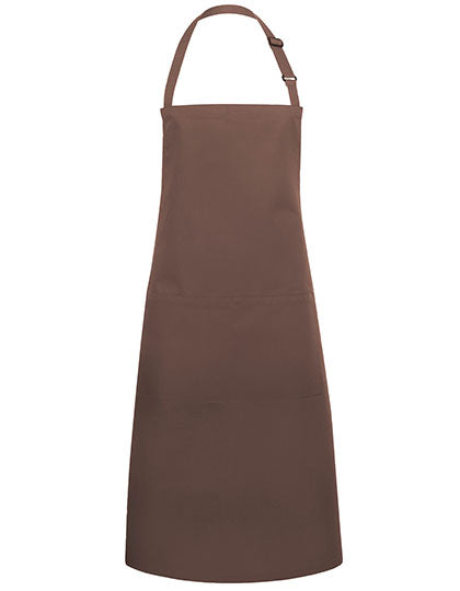 Karlowsky - Bib Apron Basic With Pocket And Buckle - Light Brown (ca. Pantone 438C)