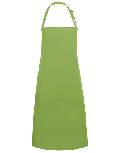Karlowsky - Bib Apron Basic With Pocket And Buckle - Lime (ca. Pantone 4212C)