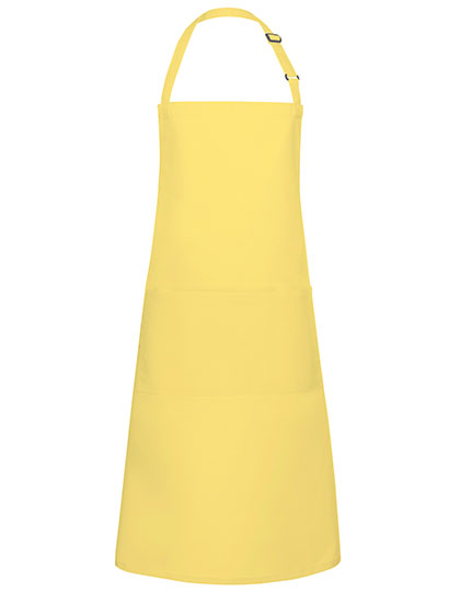 Karlowsky - Bib Apron Basic With Pocket And Buckle - Sun Yellow (ca. Pantone 127C)