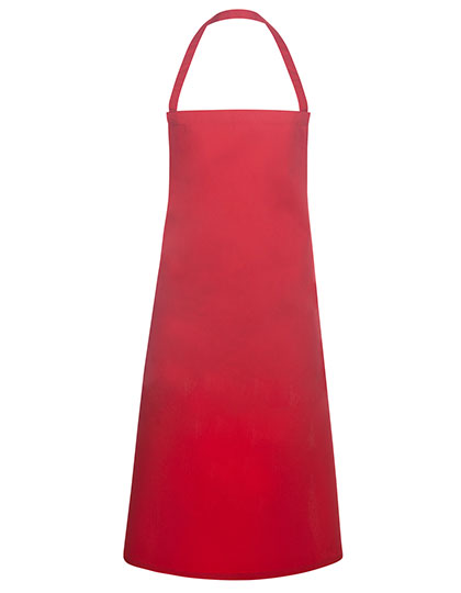 Karlowsky - Basic Bib Apron - Red (ca. Pantone 186C)