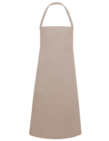 Karlowsky - Basic Bib Apron - Sand (ca. Pantone 7529C)
