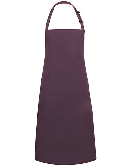 Karlowsky - Bib Apron Basic With Buckle - Aubergine (ca. Pantone 5185C)