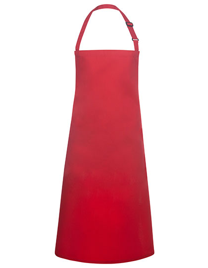 Karlowsky - Bib Apron Basic With Buckle - Red (ca. Pantone 186C)