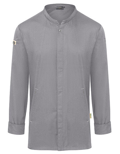Karlowsky - Chef Jacket Green-Generation - Platinum Grey (ca. Pantone 4283C)
