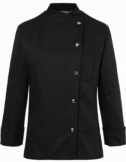 Karlowsky - Chefs Jacket Larissa - Black (ca. Pantone 419C)