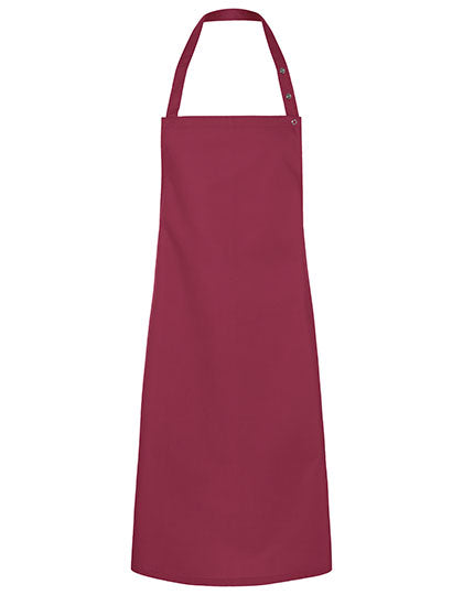 Karlowsky - Bib Apron Santorini - Bordeaux (ca. Pantone 209C)