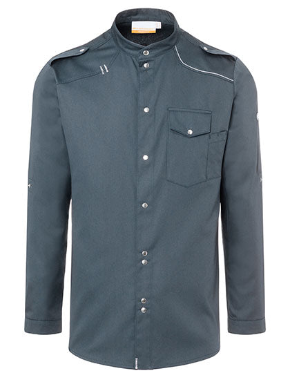 Karlowsky - Chef Shirt New Identity - Anthracite (ca. Pantone 7540C)