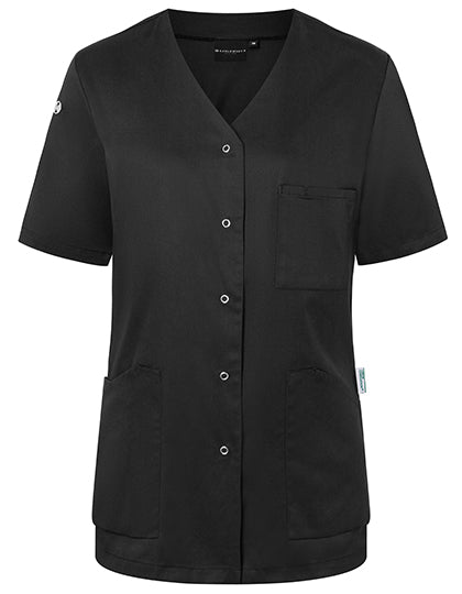 Karlowsky - Shortsleeve Ladies´ Tunic Essential - Black (ca. Pantone 419C)