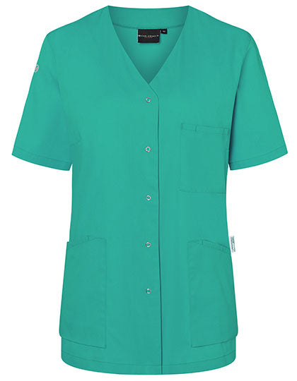Karlowsky - Shortsleeve Ladies´ Tunic Essential - Emerald Green (ca. Pantone 7717C)