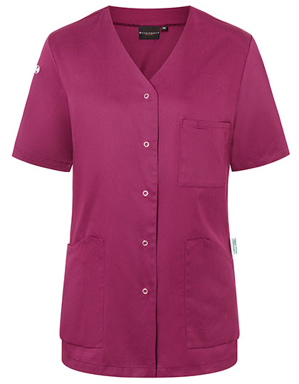 Karlowsky - Shortsleeve Ladies´ Tunic Essential - Fuchsia (ca. Pantone 689C)