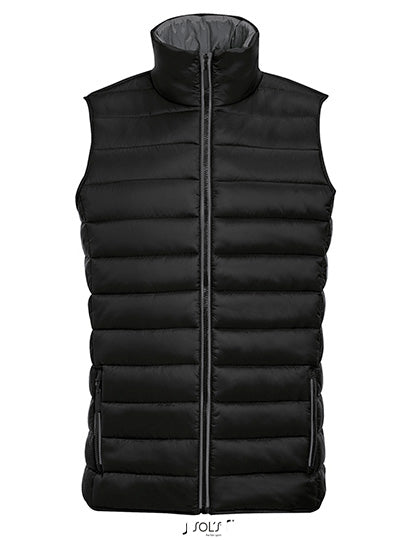 SOL´S - Men´s Lightweight Bodywarmer Wave - Black XXL (uitverkoop)