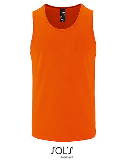 SOL´S - Men´s Sports Tank Top Sporty - Neon Orange