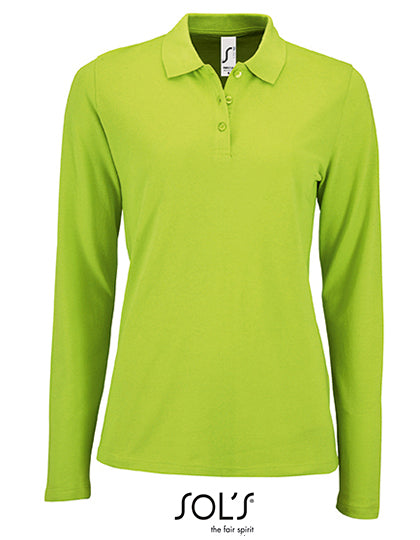SOL´S - Women´s Long-Sleeve Piqué Polo Shirt Perfect - Apple Green