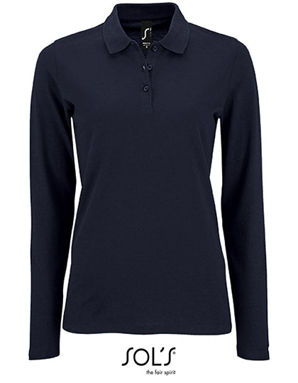 SOL´S - Women´s Long-Sleeve Piqué Polo Shirt Perfect - French Navy