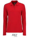 Women´s Long-Sleeve Piqué Polo Shirt Perfect