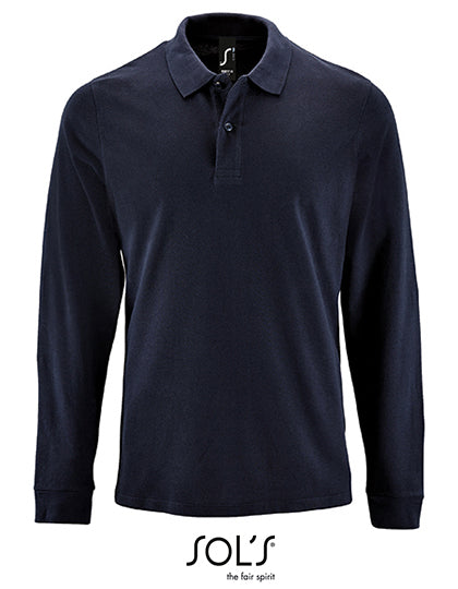 SOL´S - Men´s Long-Sleeve Piqué Polo Shirt Perfect - French Navy