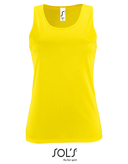 SOL´S - Women´s Sports Tank Top Sporty - Neon Yellow
