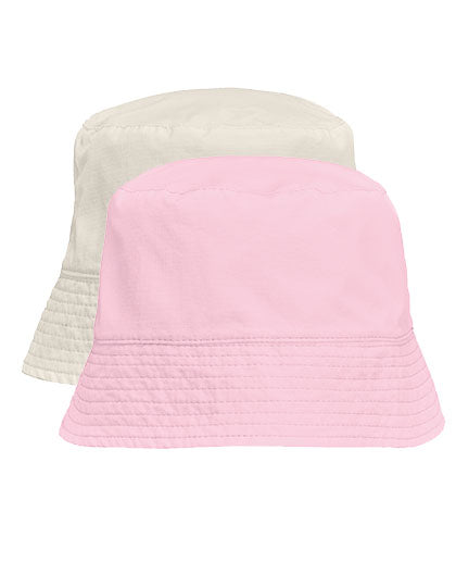 SOL'S - Nylon Reversible Bucket Hoed - Off White/Candy Pink