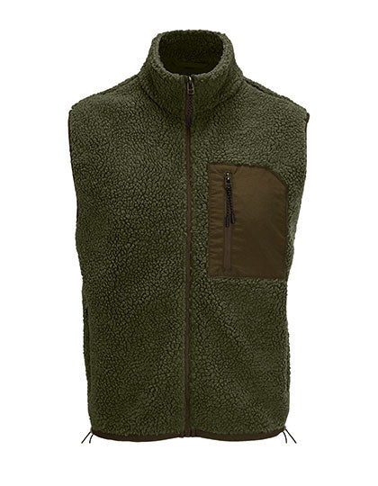 SOL´S - Unisex Sherpa Bodywarmer Fury - Army