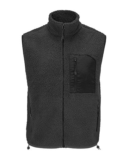 SOL´S - Unisex Sherpa Bodywarmer Fury - Carbon Grey