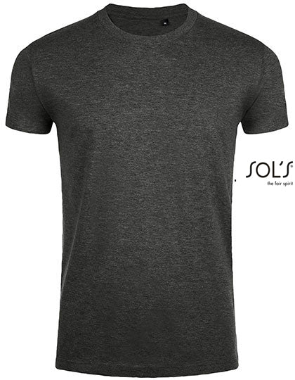 SOL´S - Imperial Fit T-Shirt - Charcoal Melange