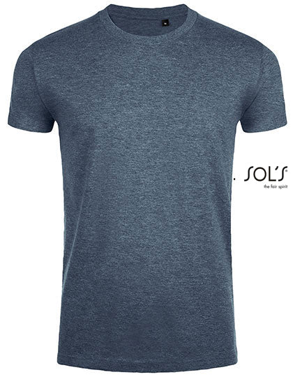 SOL´S - Imperial Fit T-Shirt - Heather Denim