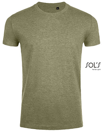 SOL´S - Imperial Fit T-Shirt - Heather Khaki