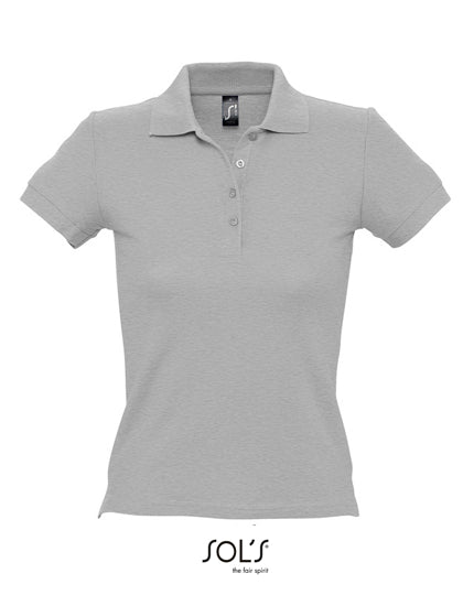 SOL´S - Women´s Polo People 210 - Grey Melange