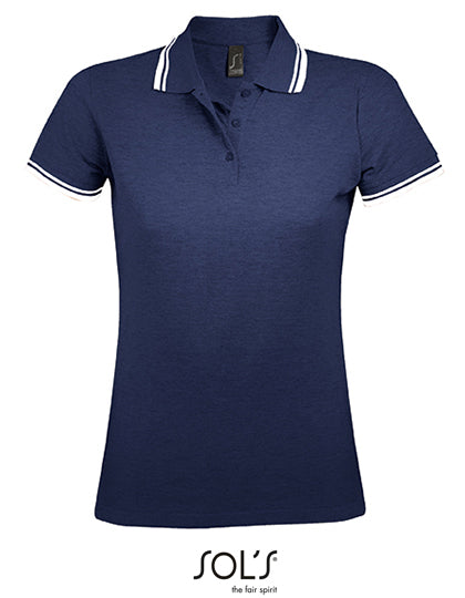 SOL´S - Women´s Polo Shirt Pasadena - French Navy / White