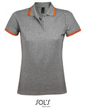Grey Melange / Orange