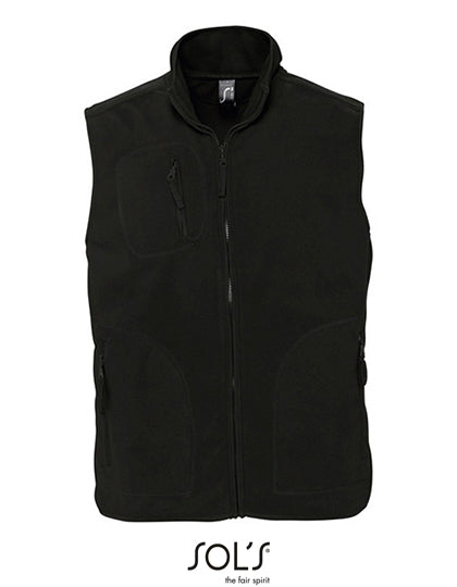 SOL´S - Unisex Fleece Vest Norway - Black