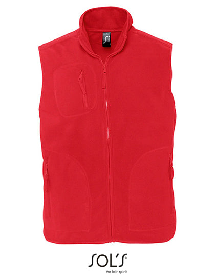 SOL´S - Unisex Fleece Vest Norway - Red