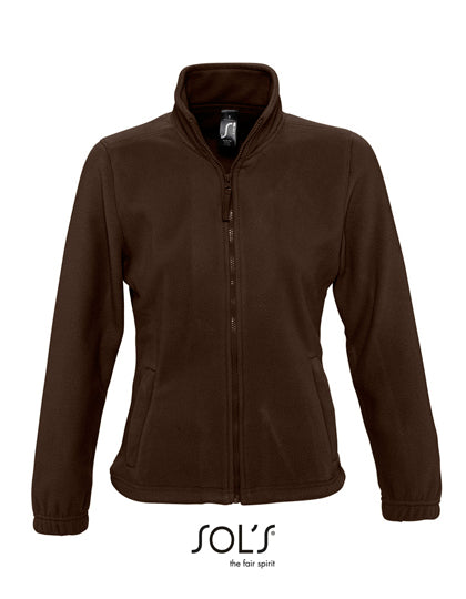 SOL´S - Women´s Fleece Jacket North - Dark Chocolate