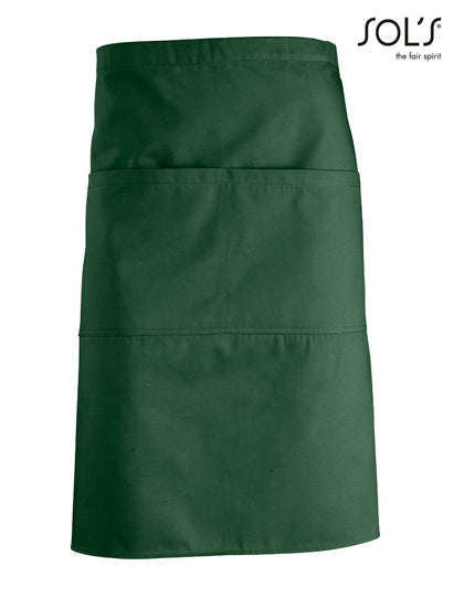SOL´S - Medium Apron Greenwich - Bottle Green