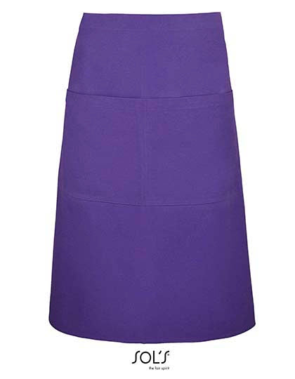 SOL´S - Medium Apron Greenwich - Dark Purple