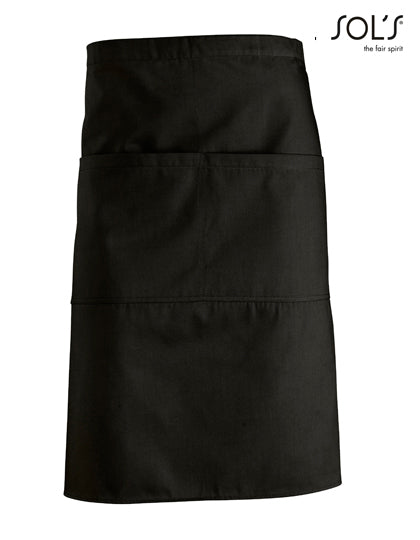 SOL´S - Medium Apron Greenwich - Deep Black