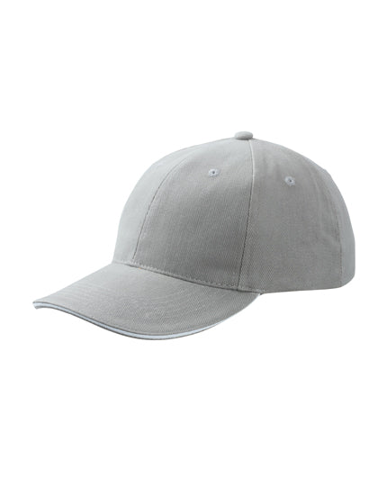 Daiber - 6-Panel Sandwich Cap - Dark Grey / White