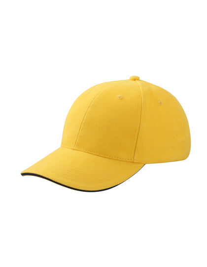 Daiber - 6-Panel Sandwich Cap - Gold / Navy